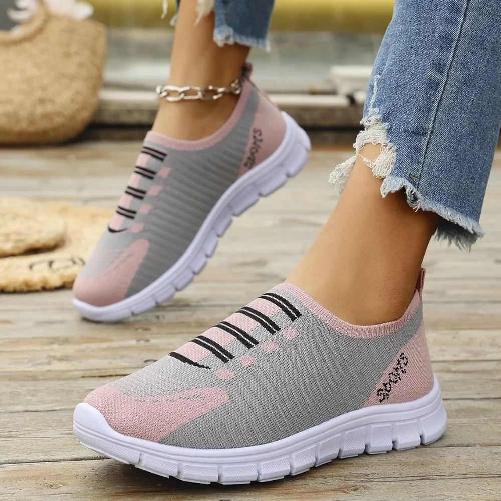 Mesh Round Toe Sneakers, image 8