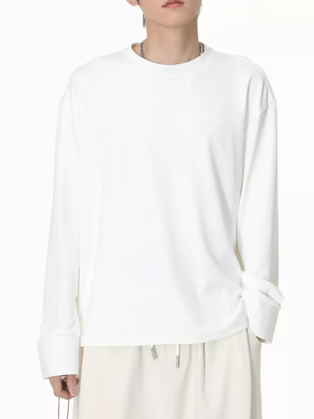 Men's Oversized Long Sleeve T-Shirt, image 8