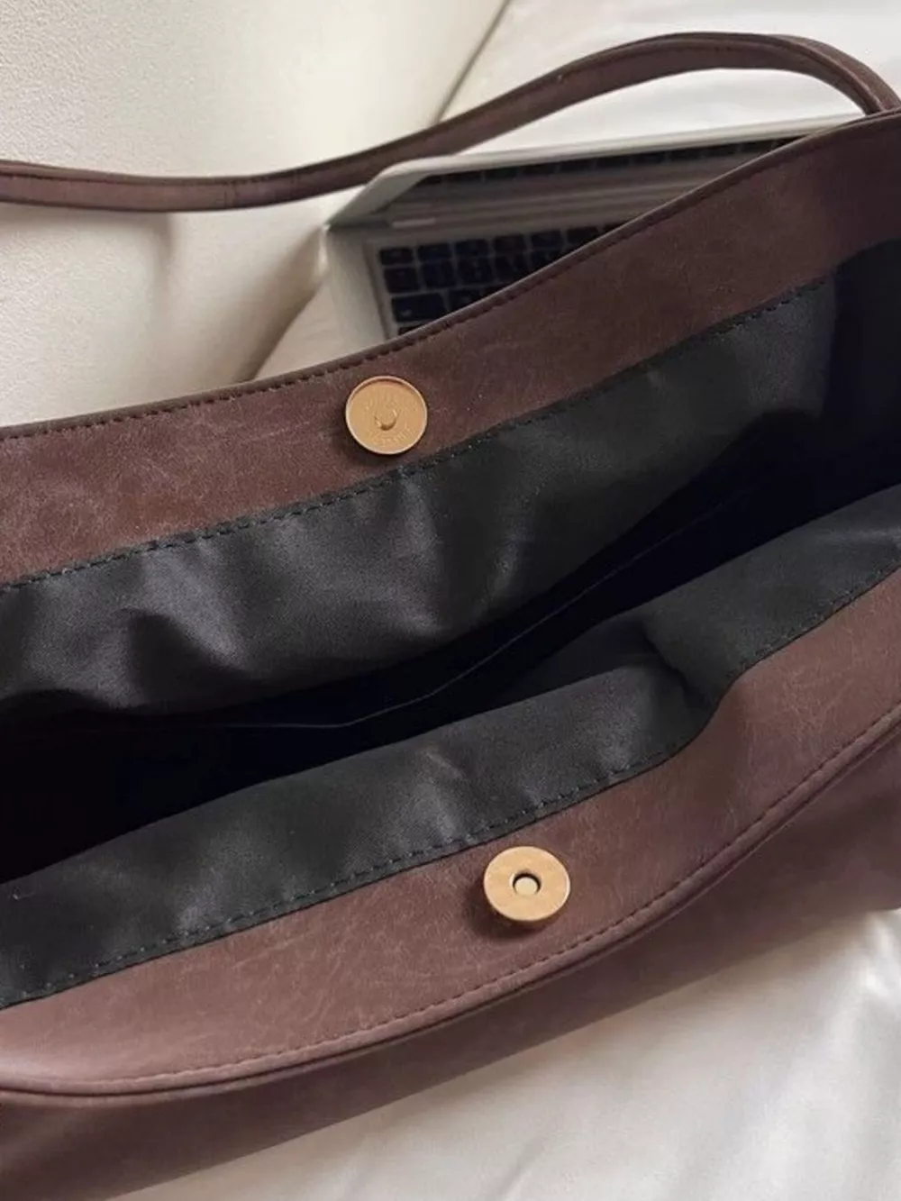 Solid Color Shoulder Bag, image 7