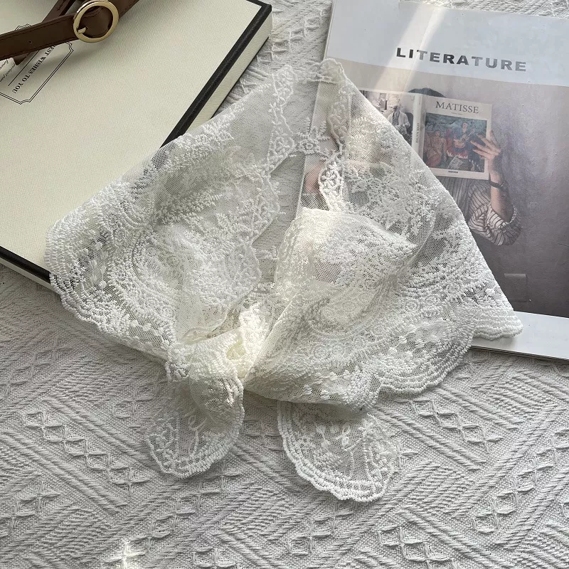 Elegant Lace Sheer Scarf, image 5