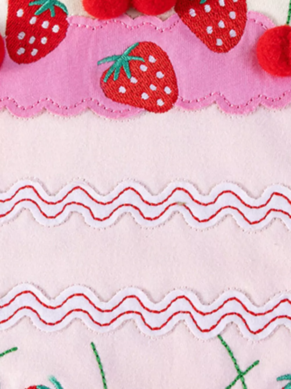 Children's Sweet Strawberry Cake Sweatshirt and Leggings Set, image 4