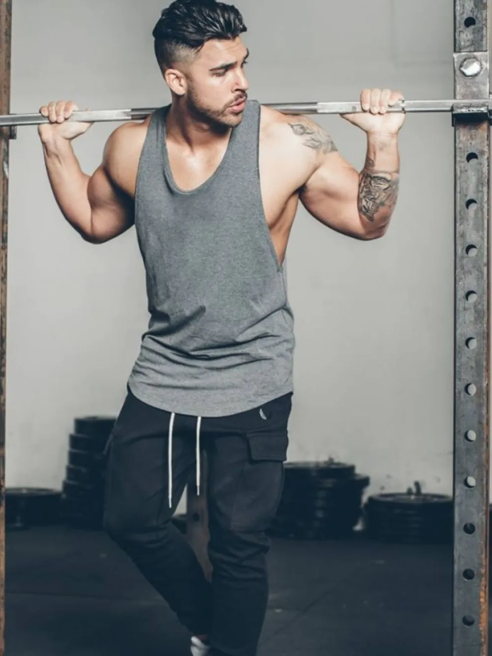 Men's Wide Strap Tank, image 3