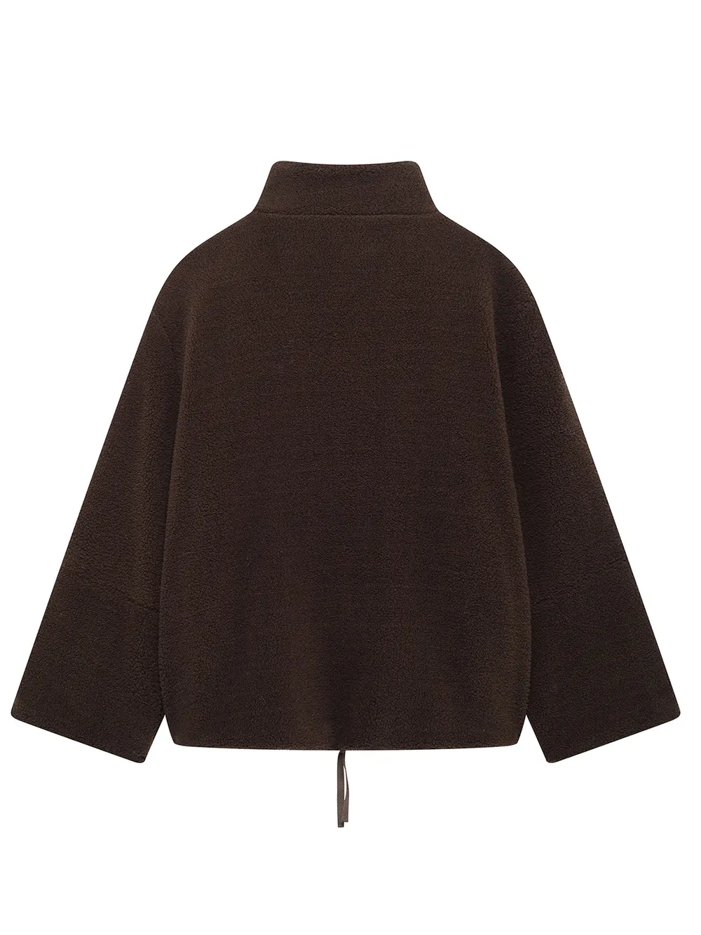 Turtleneck Zip Up Long Sleeve Plush Jacket, image 30