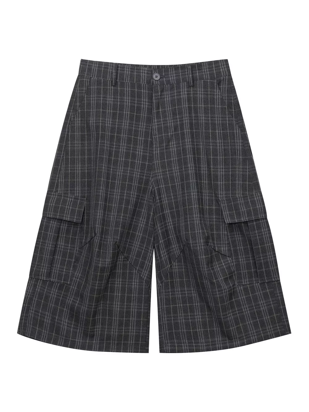 Men's Plaid Wide-Leg Capris, image 4