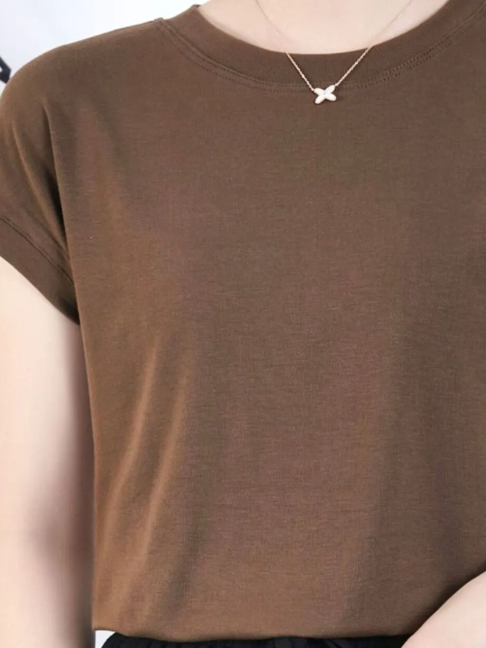 Plus Size Round Neck Short Sleeve T-Shirt, image 18