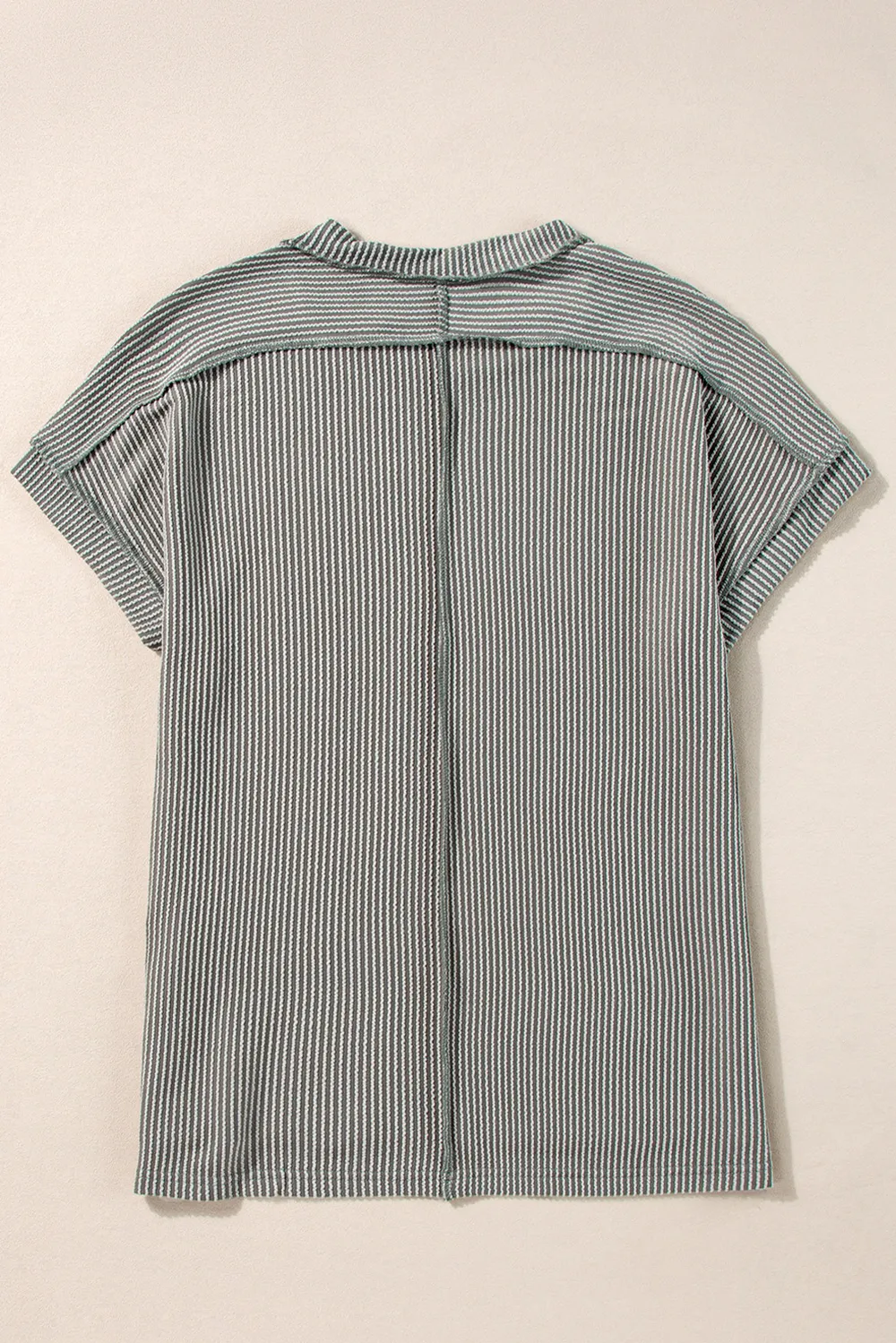 Boots Graphic Striped Round Neck Short Sleeve T-Shirt, image 2