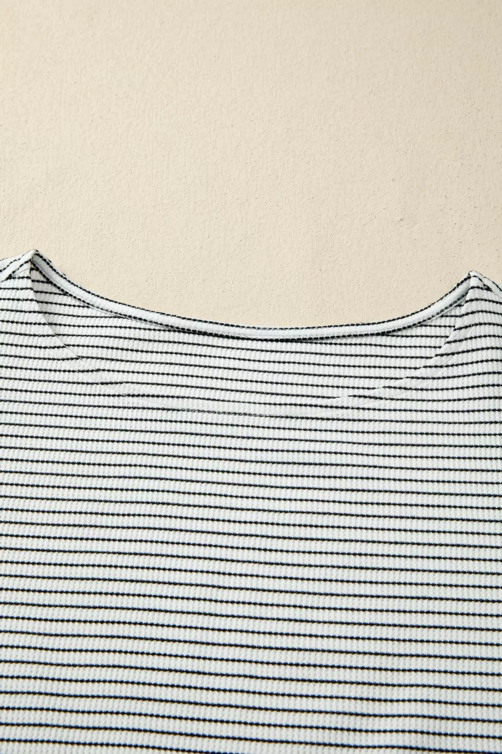 Stripe Contrasted Ruffle Trim Casual Tank Top, image 9