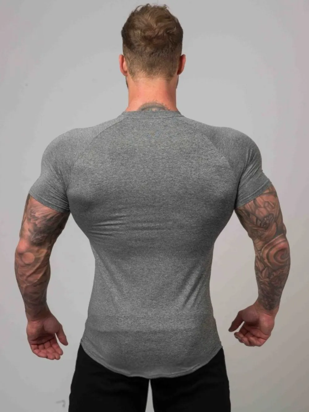 Men's Plus Size Round Neck Short Sleeve T-Shirt, image 8