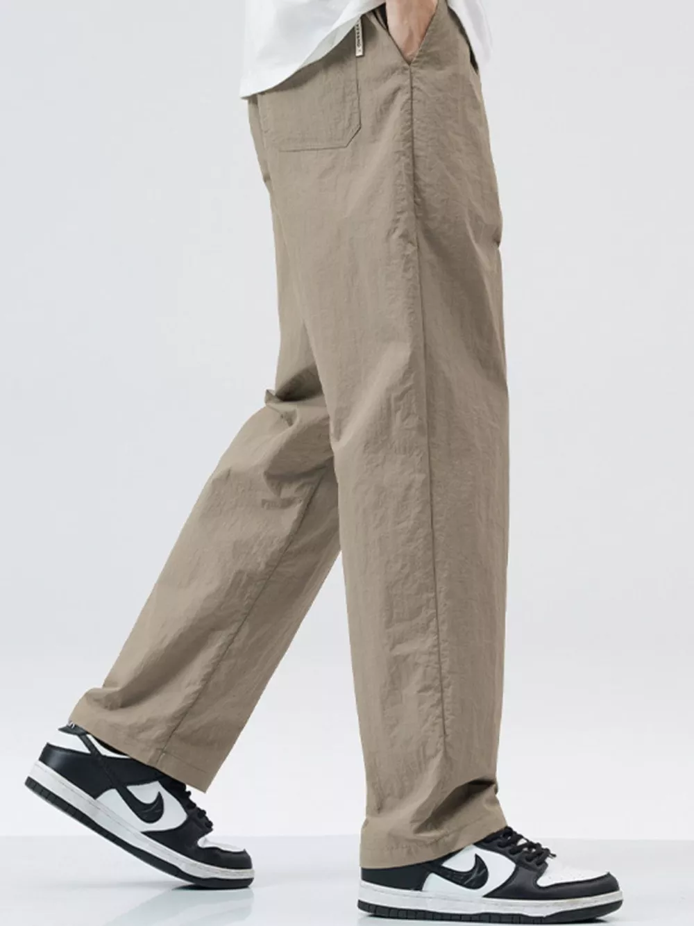 Men's Full Size Lightweight Wide Leg Casual Pants Plus Size, image 7