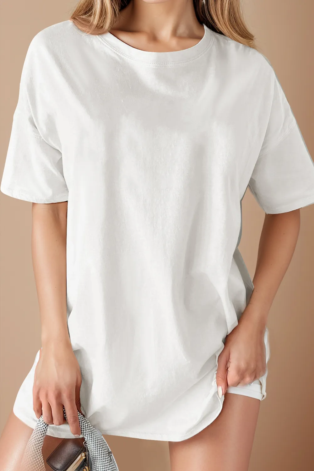 Round Neck Short Sleeve T-Shirt, image 3