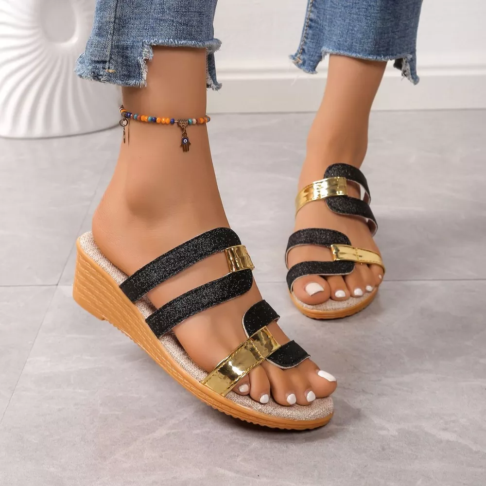 Open Toe Wedge Sandals, image 12