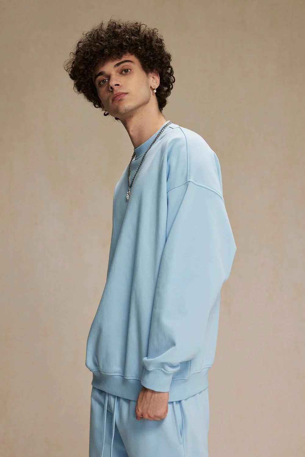 Men's Round Neck Long Sleeve Sweatshirt, image 9