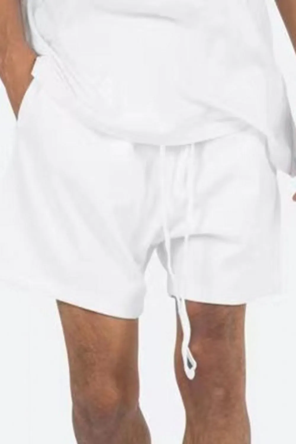 Men's Plus Size Drawstring Shorts, image 6