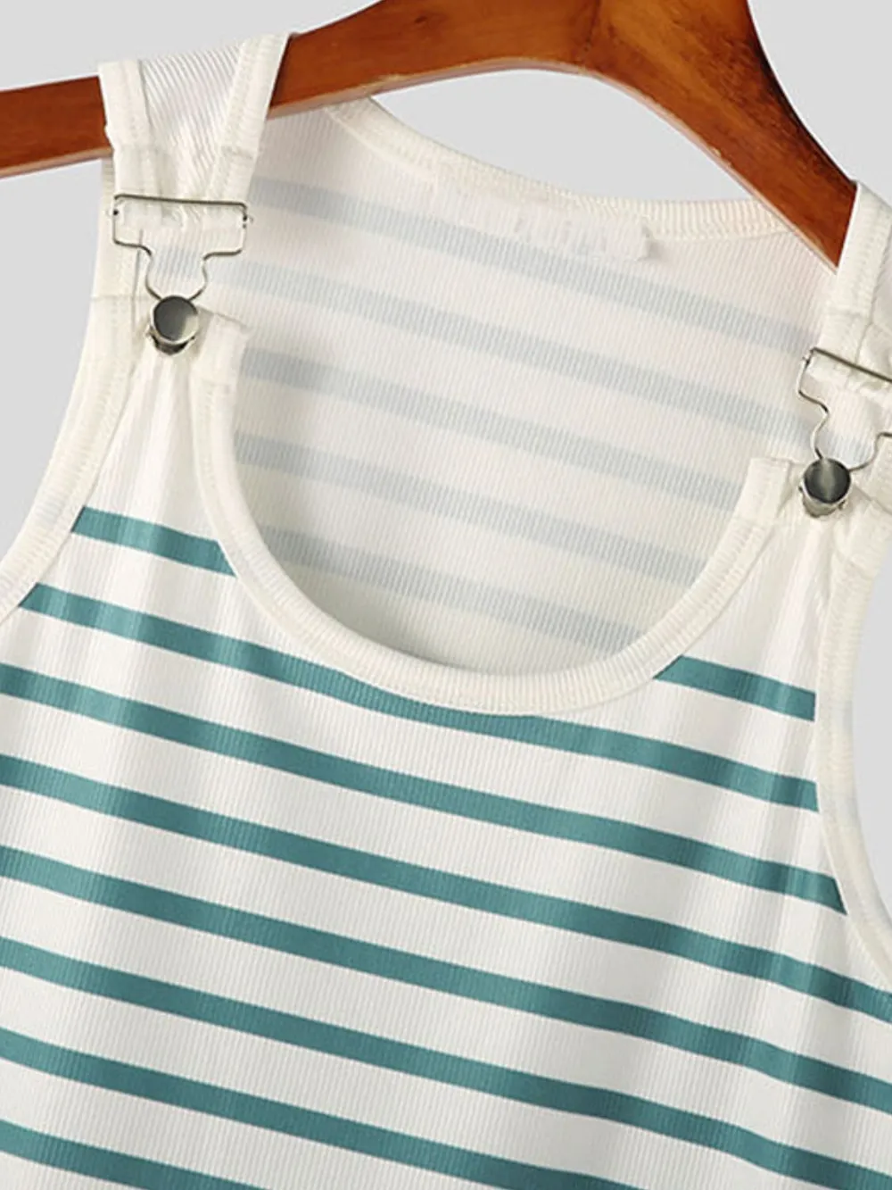 Men's Striped Wide Strap Tank, image 2
