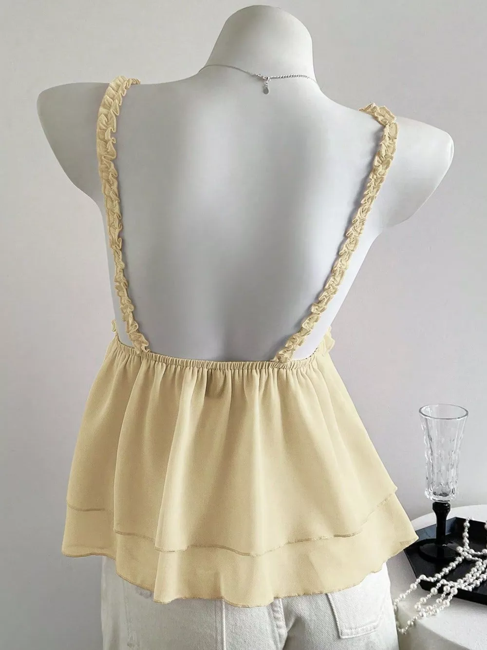 Lace Detail Layered Cami, image 3
