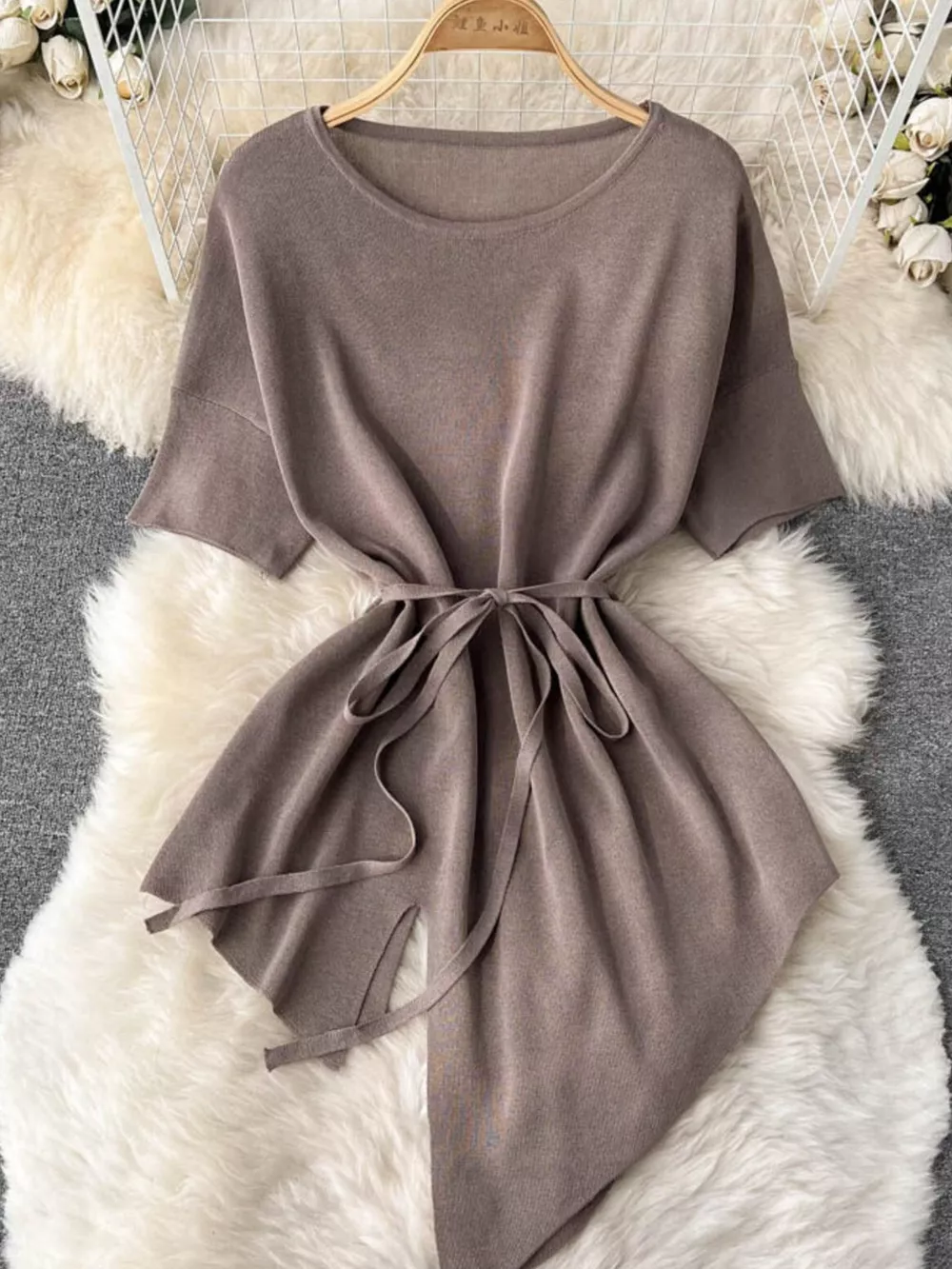 Short Sleeve Top and Wide Leg Pants Set, image 17