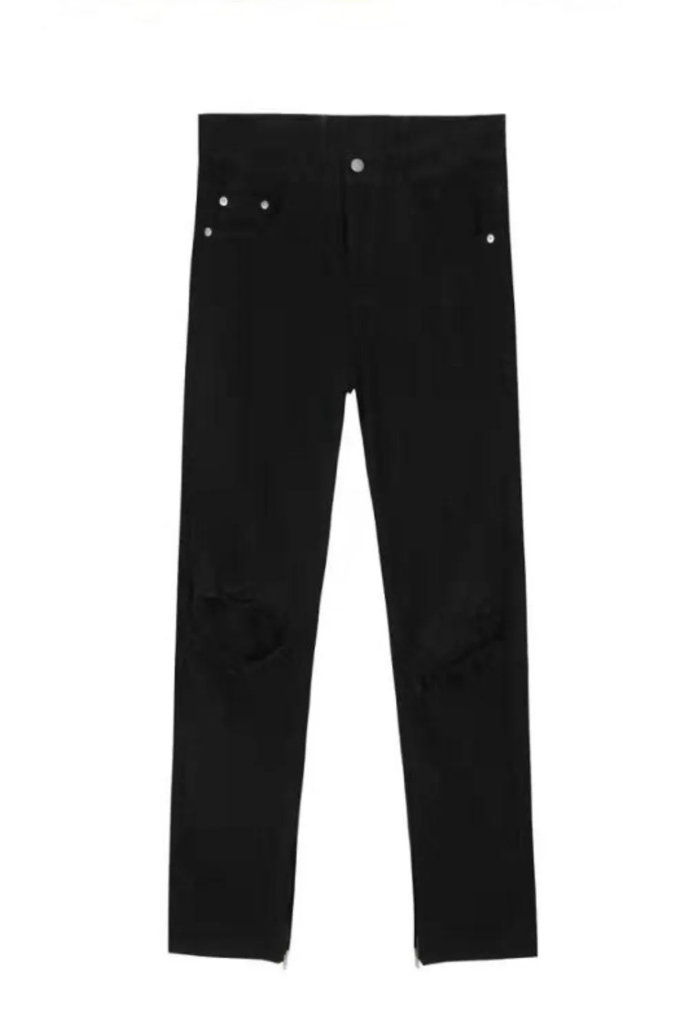 Men's Distressed Skinny Jeans, image 5