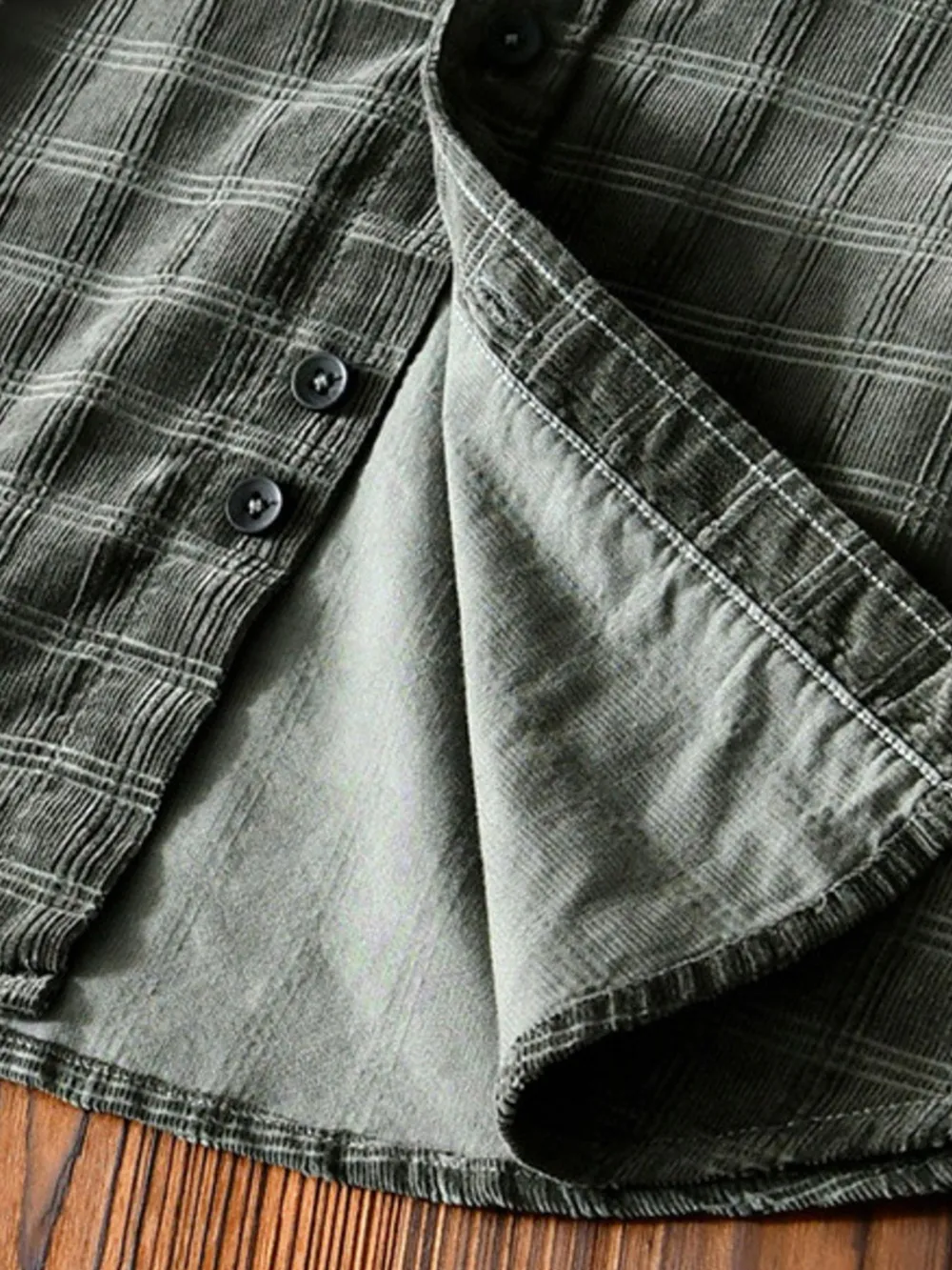 Men's Plus Size Striped Button-Up Shirt, image 10