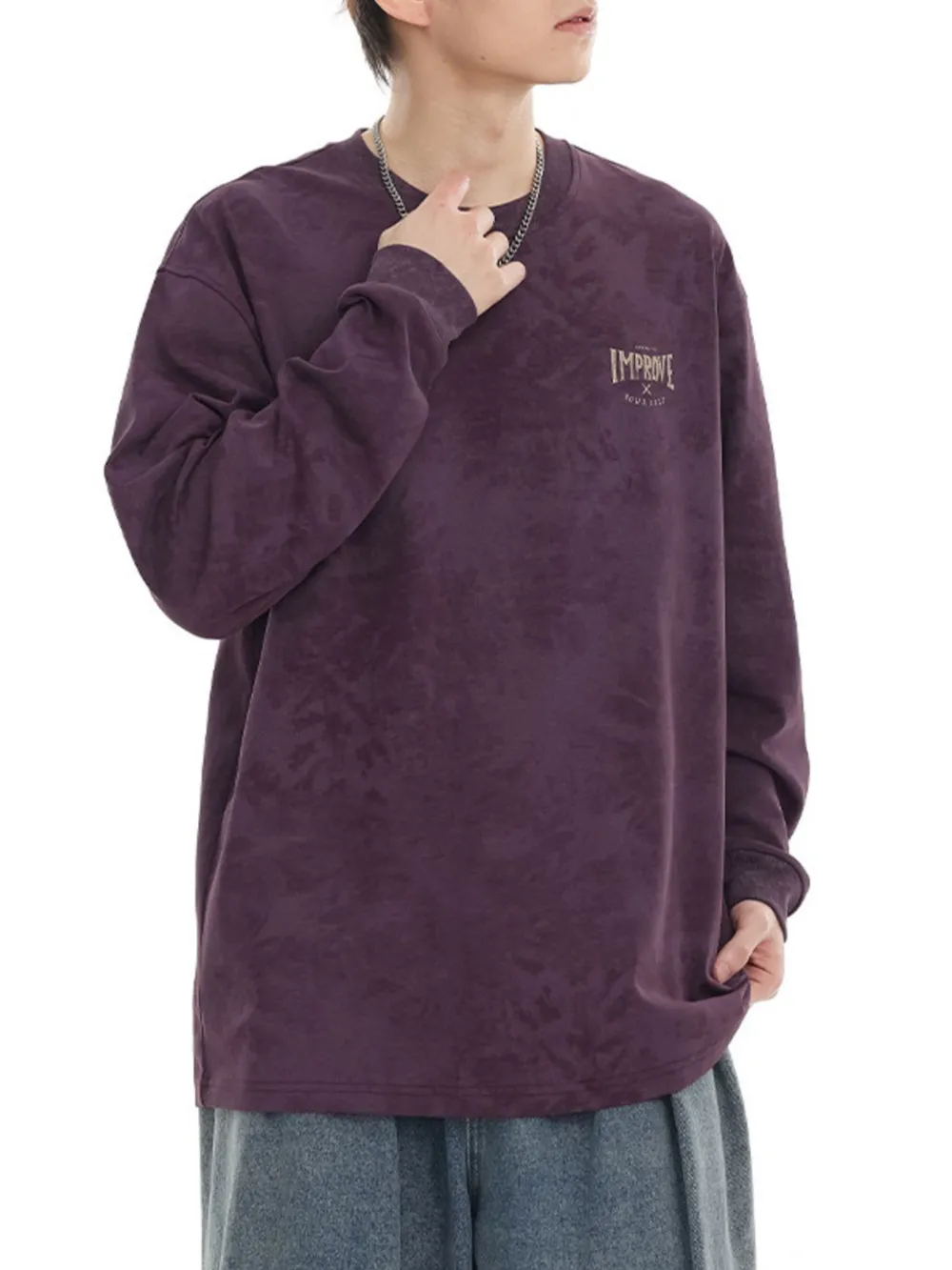 Men's Plus Size Printed Oversized Sweatshirt, image 7