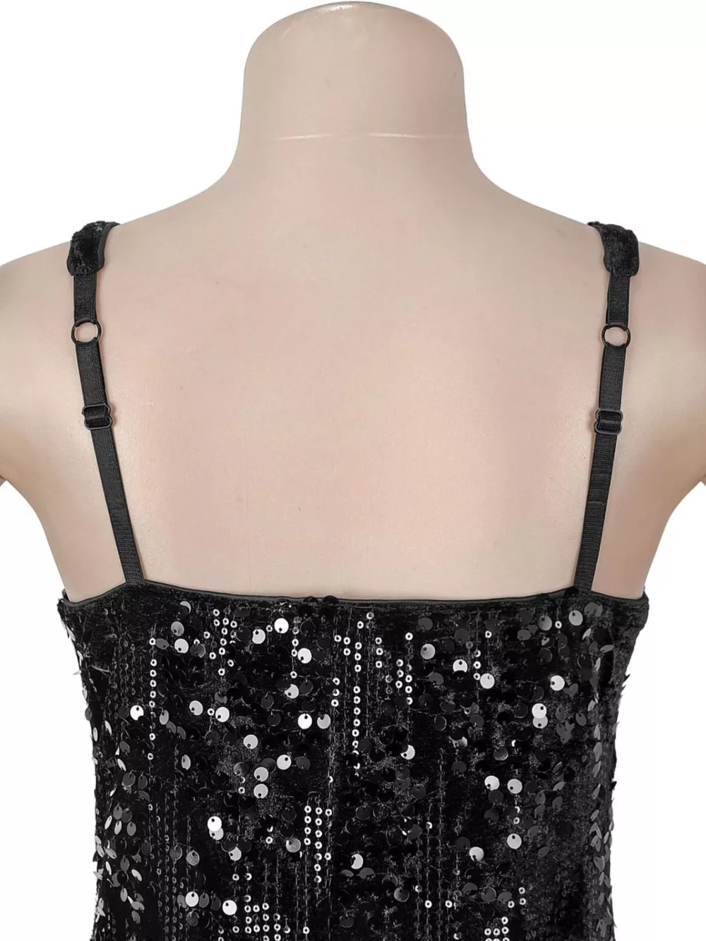 Sequin Ruffle Hem Maxi Dress, image 7