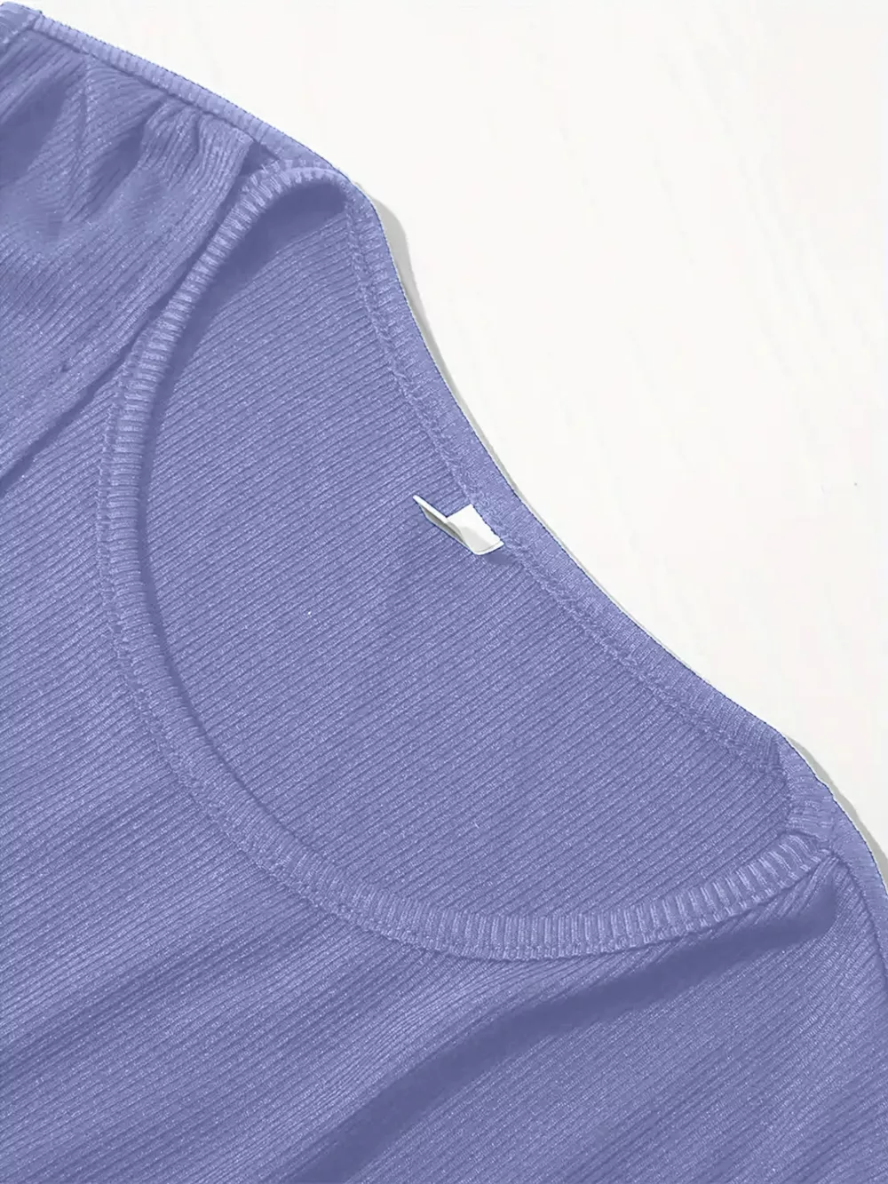 Side Tie Round Neck Tank and Pants Set, image 7