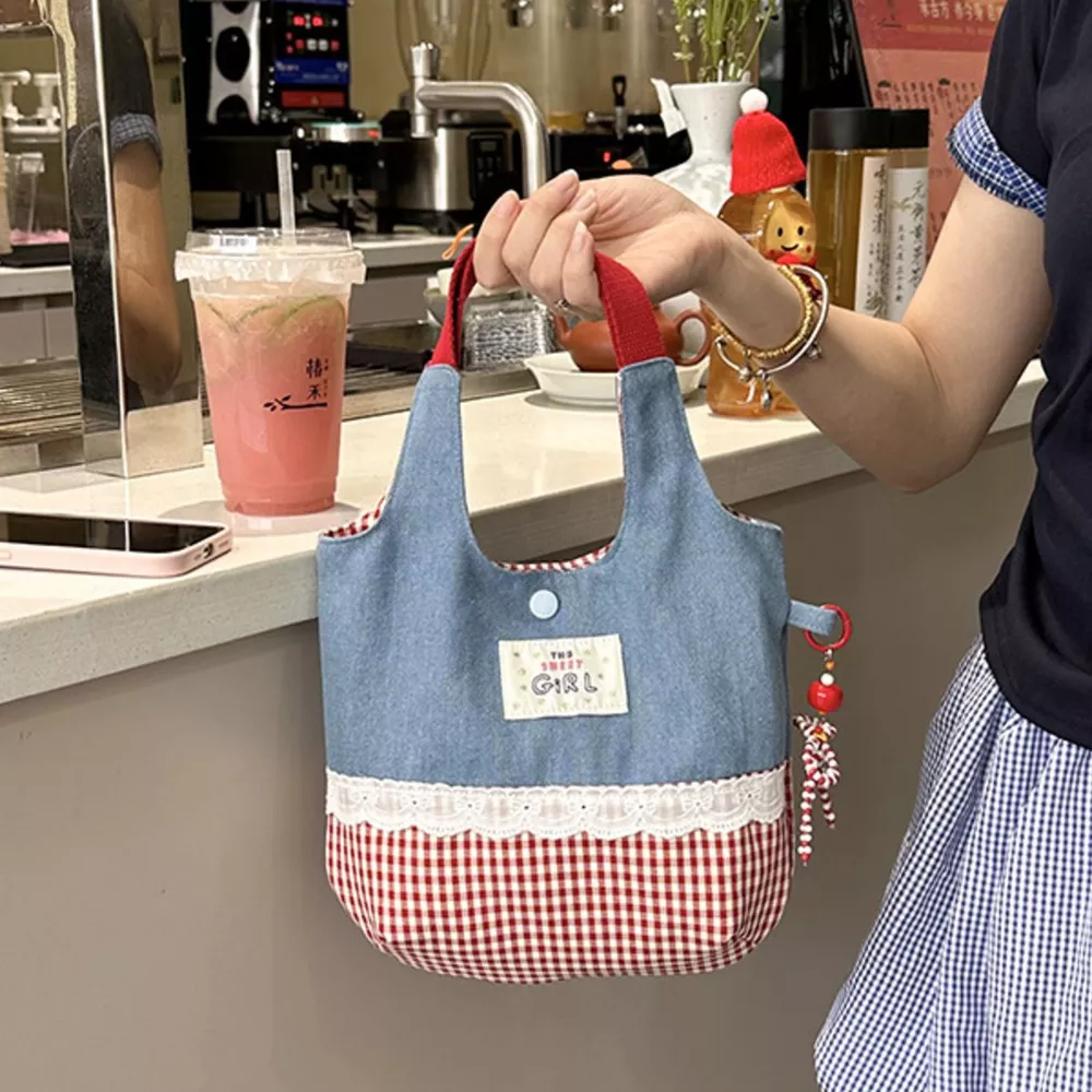 Printed Canvas Handbag, image 8