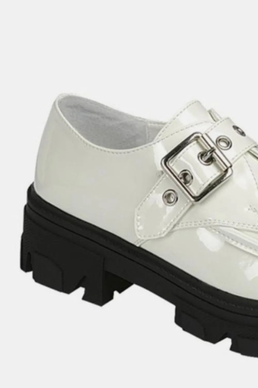 Buckled Platform Lug Sole Loafers, image 2