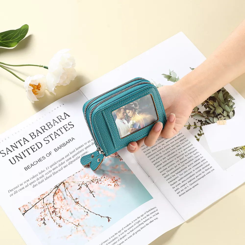 Double Zipper Card Case with ID Window, image 2