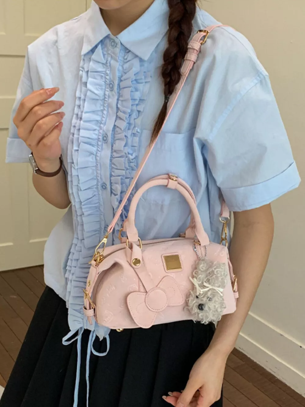 Bow Decor Crossbody Bag, image 3