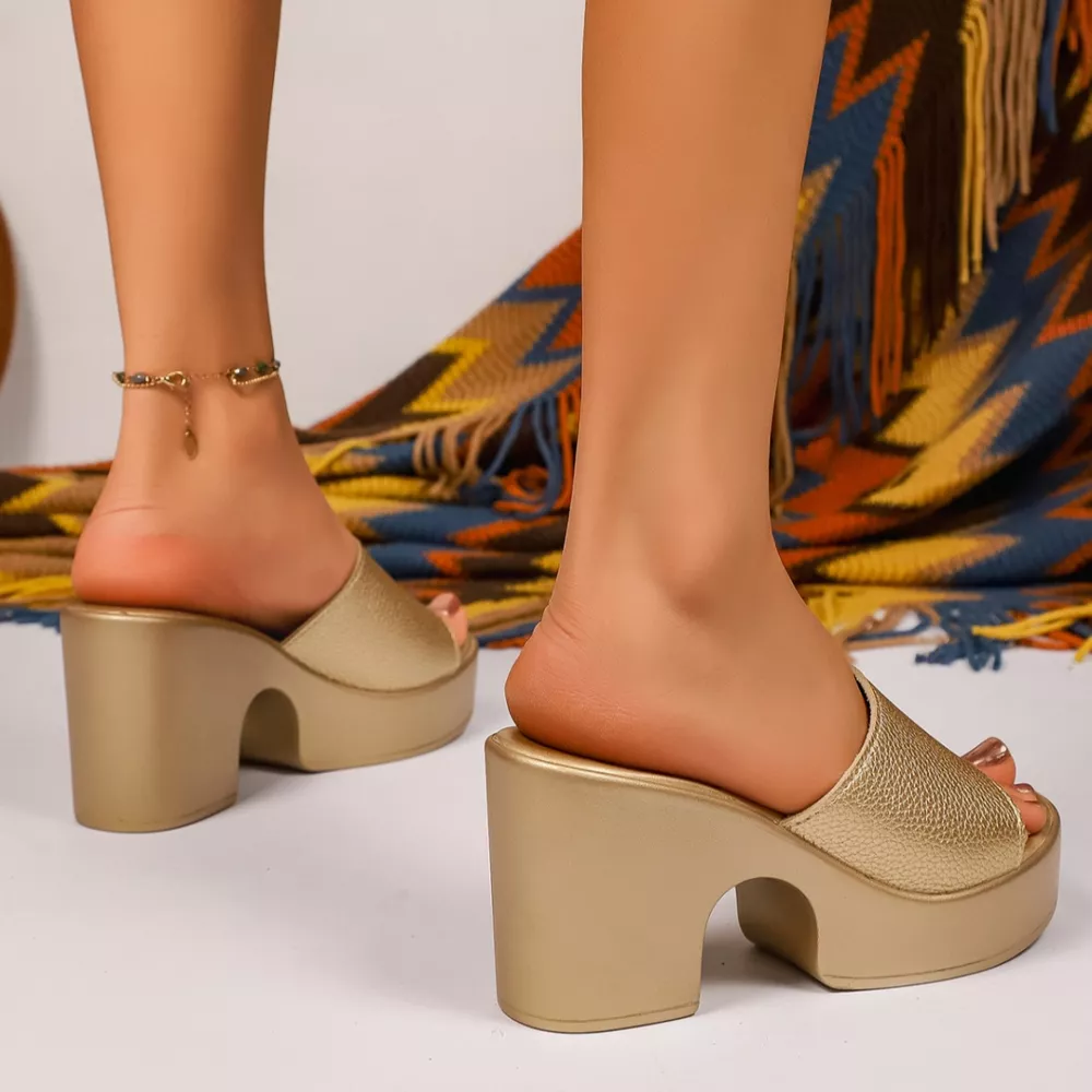 Open Toe Block Heels Sandals, image 4