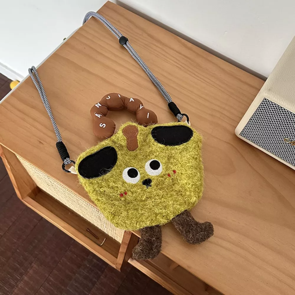 Cartoon Plush Crossbody Bag, image 7