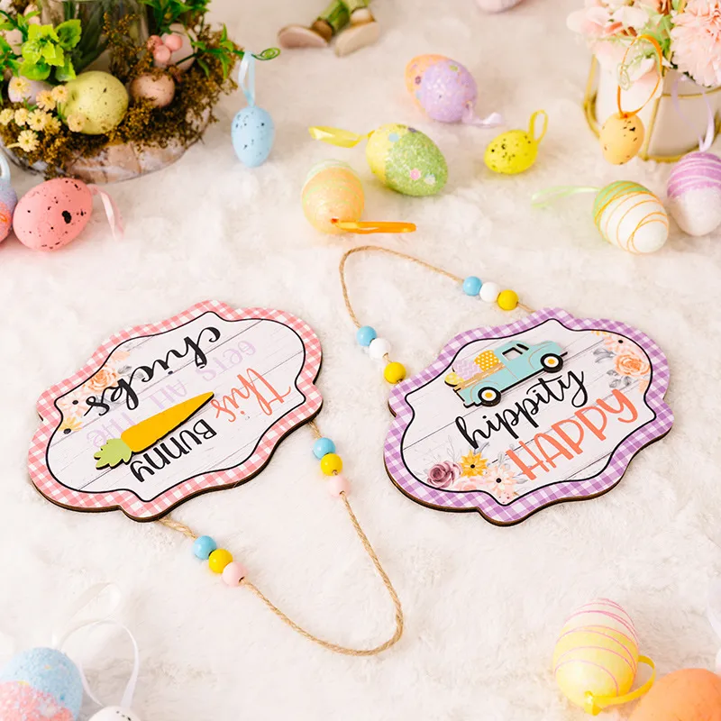 Easter Wooden Bead Hanging Widget, image 7