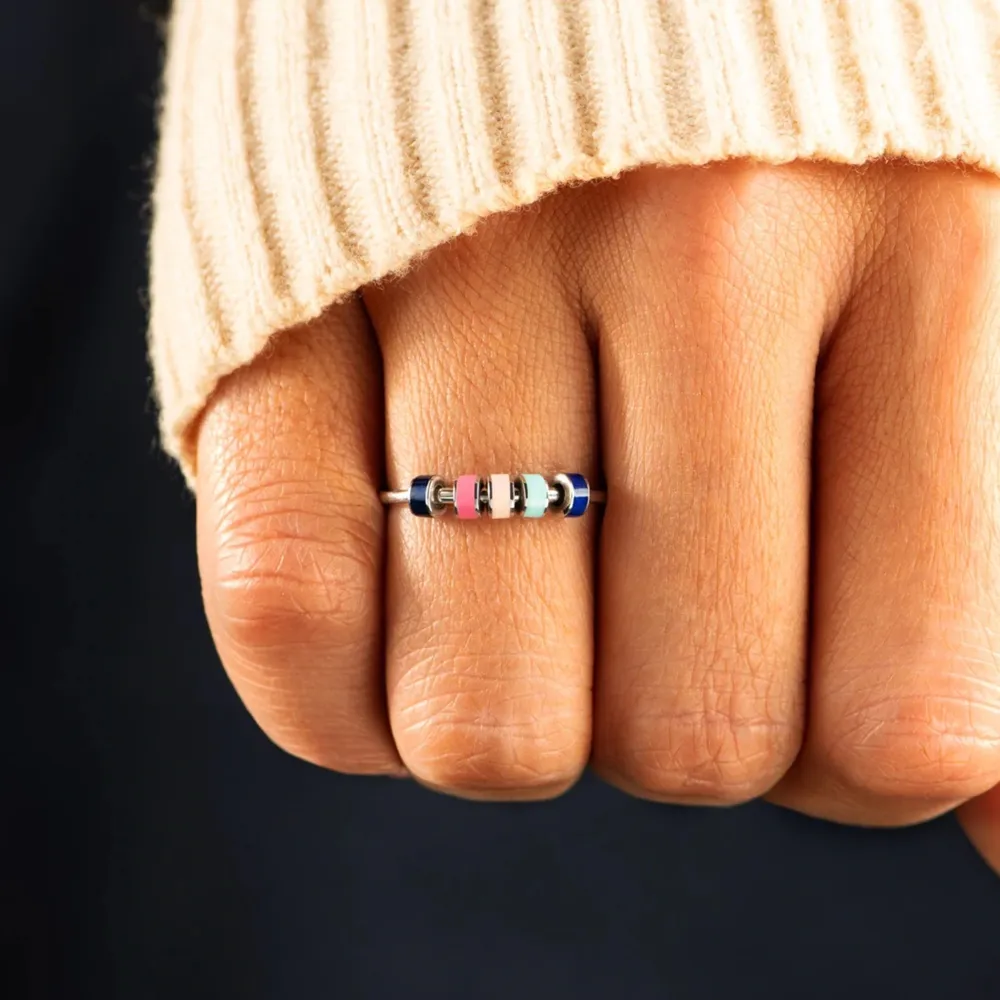 925 Sterling Silver Oil Drip Ring, image 5
