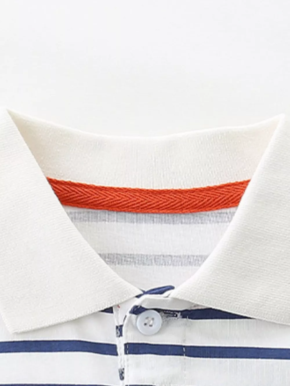 Children's Striped Polo and Shorts Set, image 3