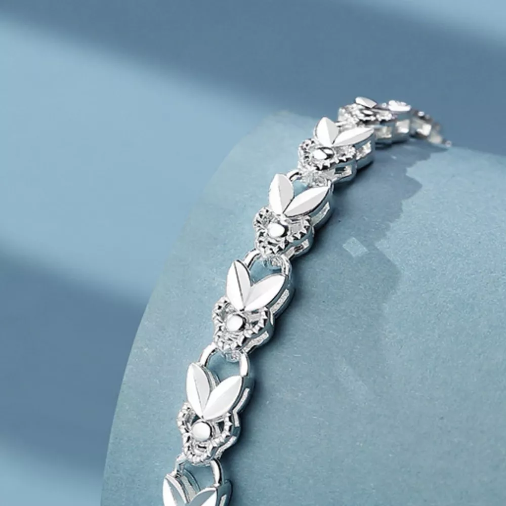 925 Sterling Silver Chain Bracelet, image 4