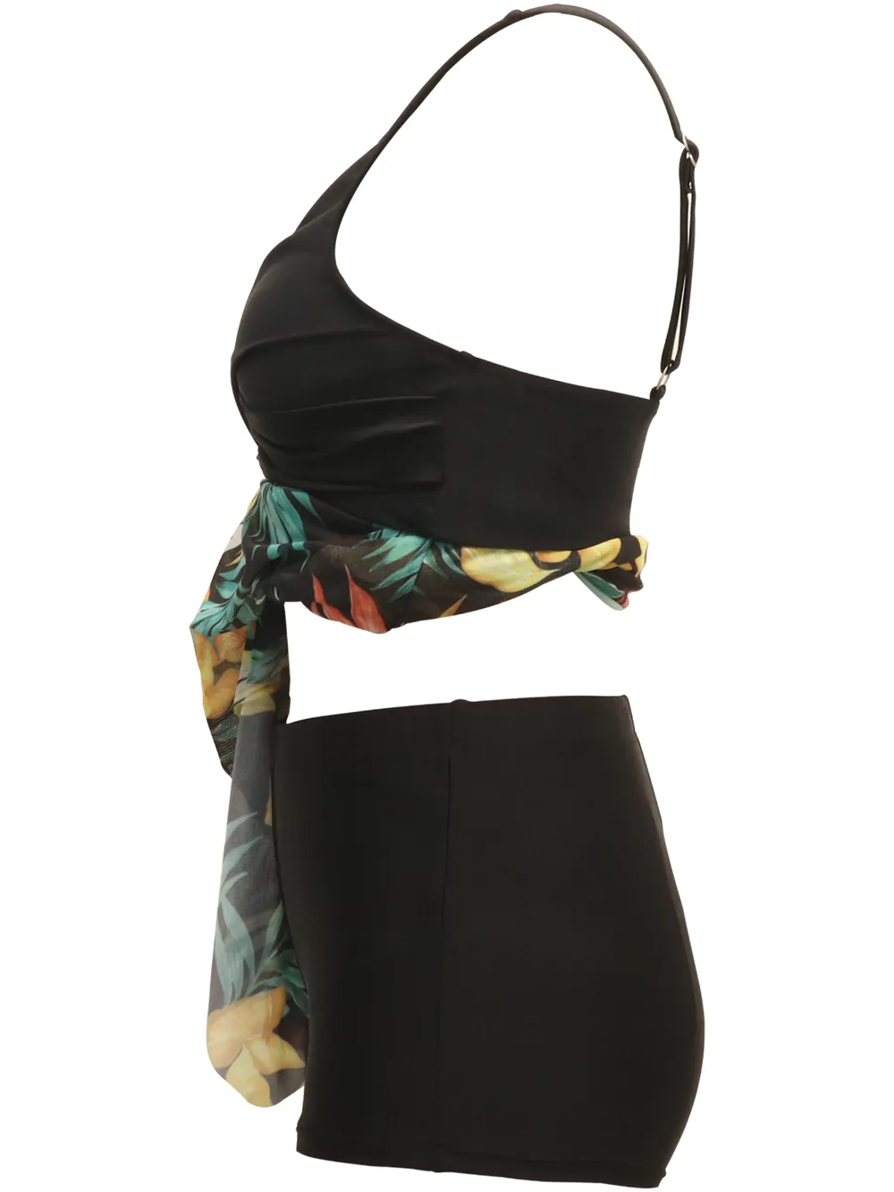 Printed Wide Strap Two-Piece Swim Set, image 8