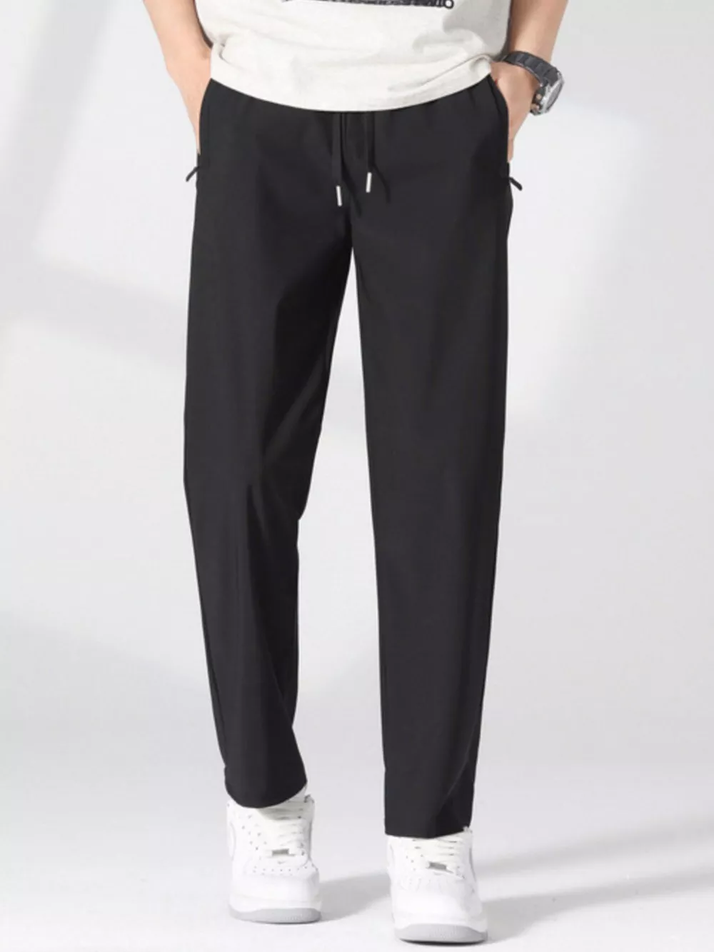 Men's Plus Size Casual Lightweight Quick-Dry Pants, image 9