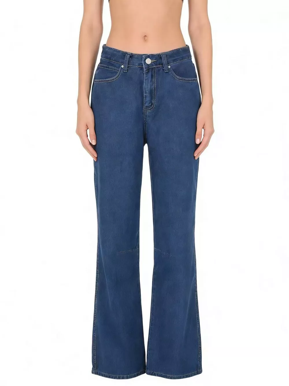 High-Waisted Wide Leg Jeans, image 3
