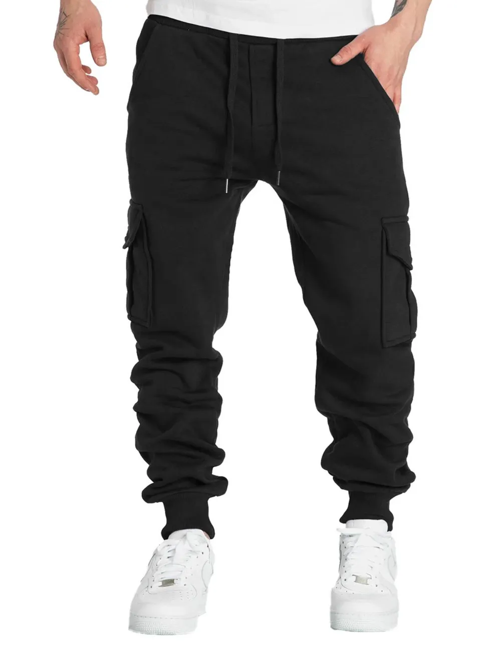 Men's Drawstring Pants with Pockets