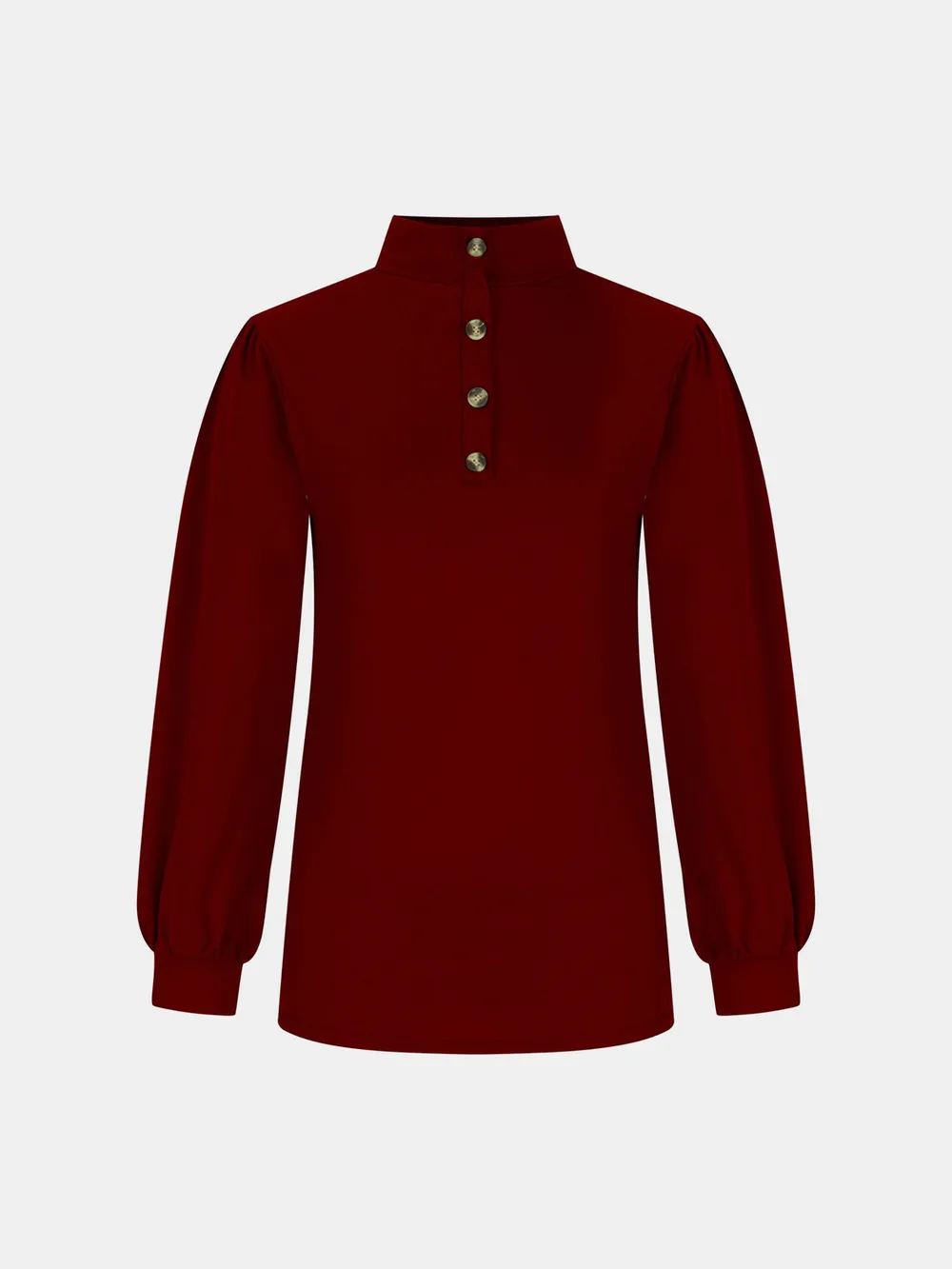 Full Size Mock Neck Long Sleeve T-Shirt, image 11