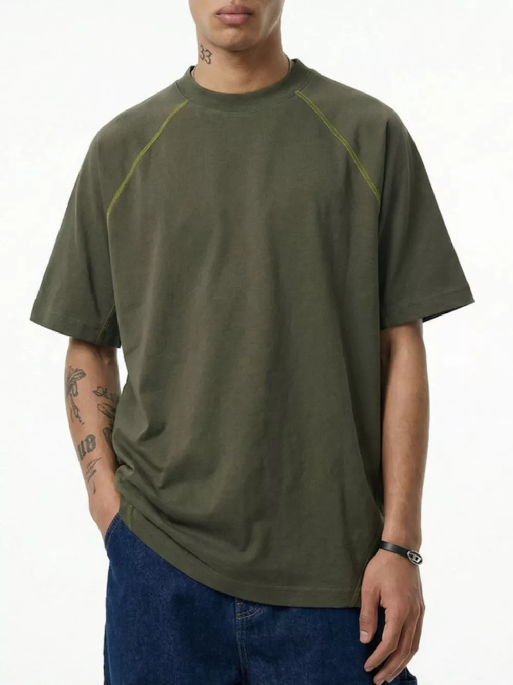 Men's Round Neck Short Sleeve T-Shirt
