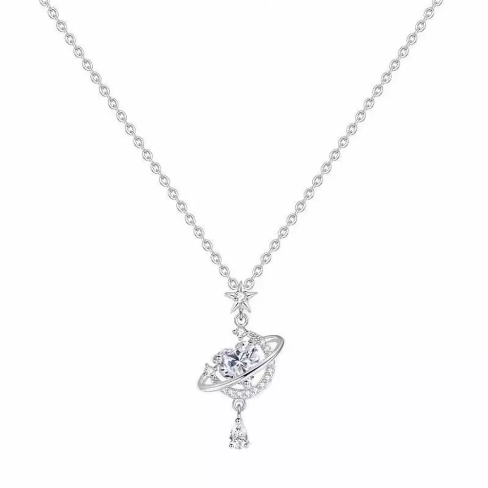 Planet Heart Pendant Necklace, image 4