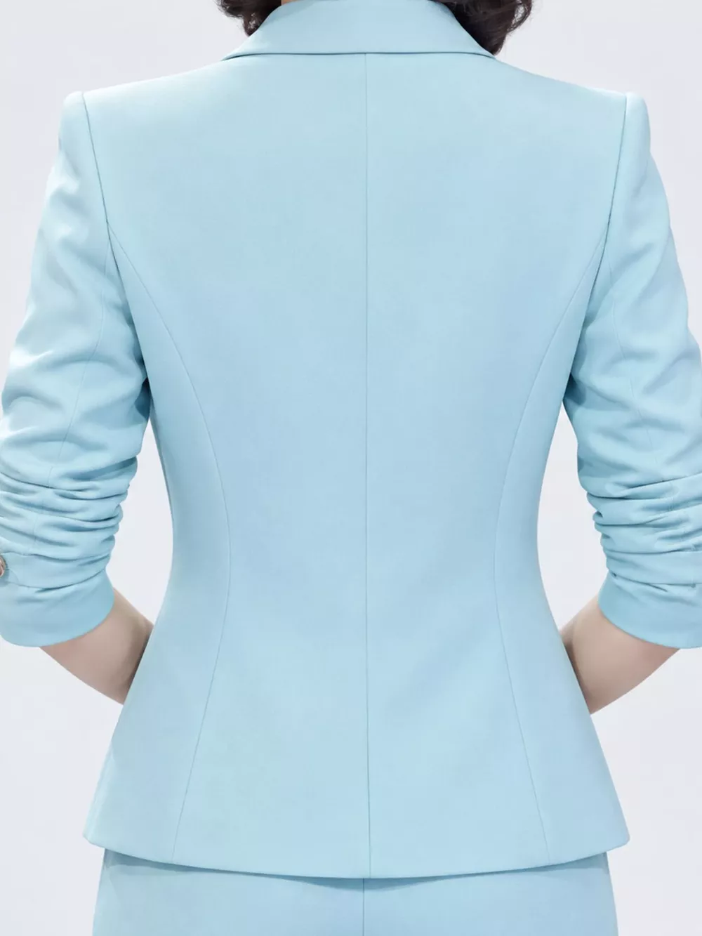 Double-Breasted Lapel Blazer and Pants Set, image 3