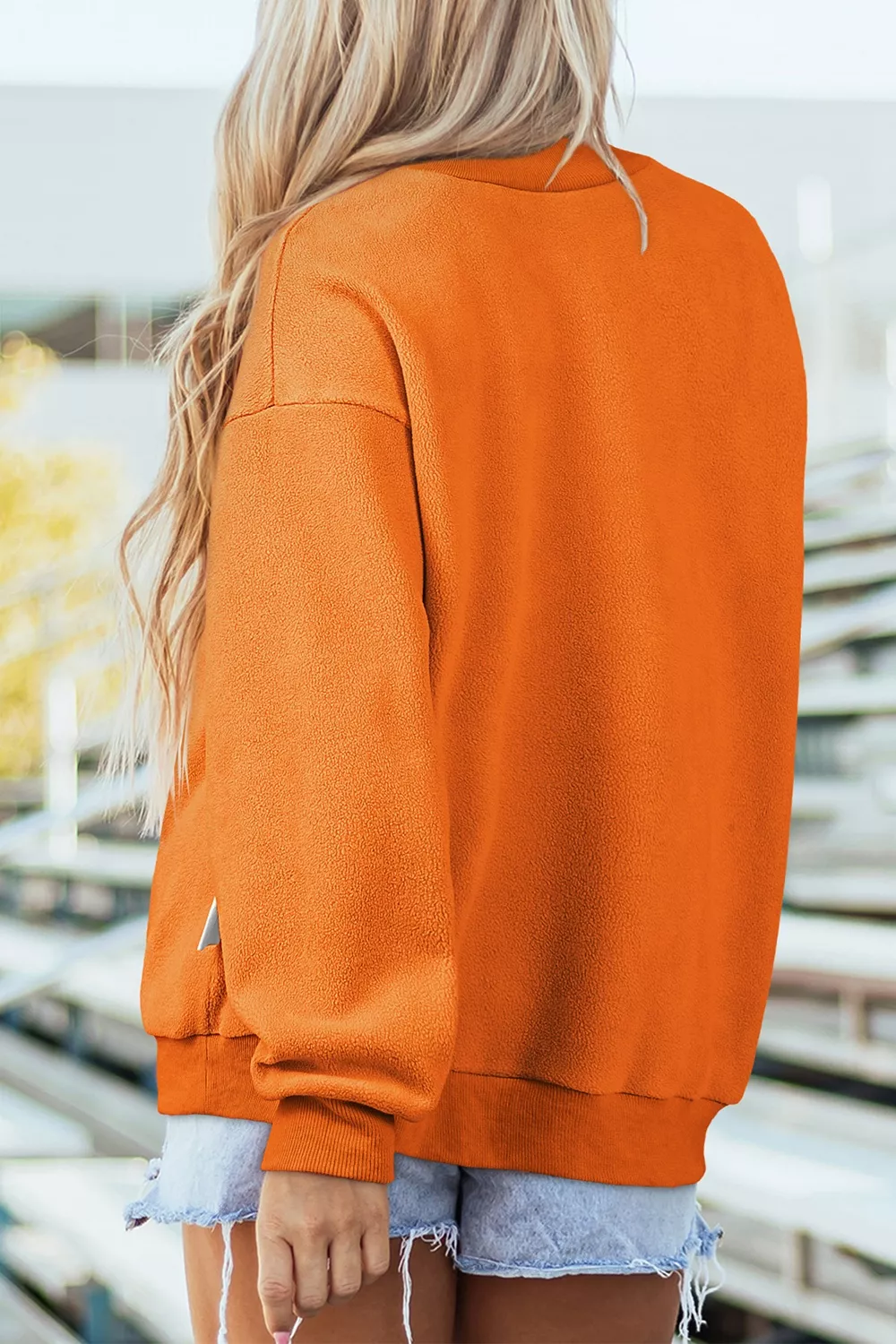 Spooky Season Mock Neck Reversible Halloween Sweatshirt, image 5