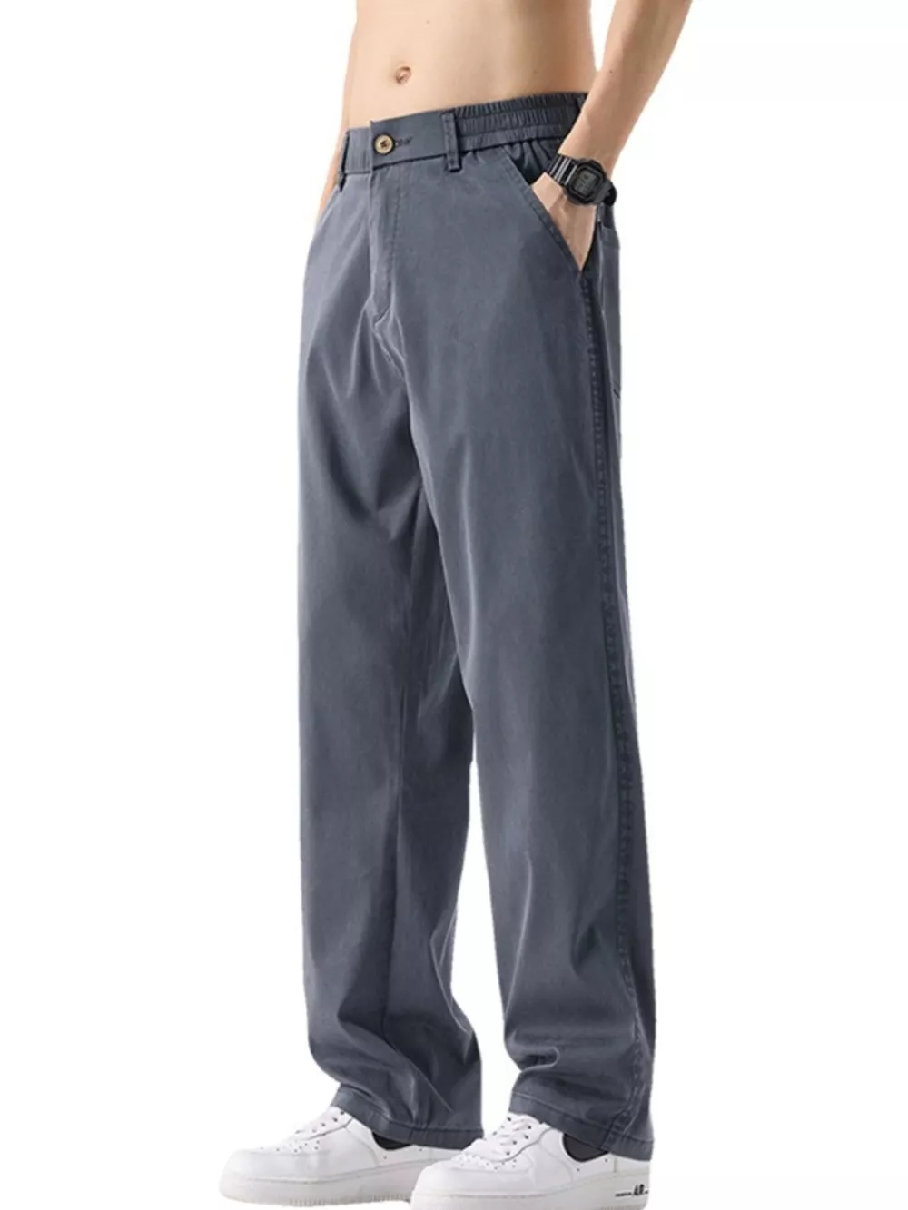 Men's Wide Leg Pants, image 2