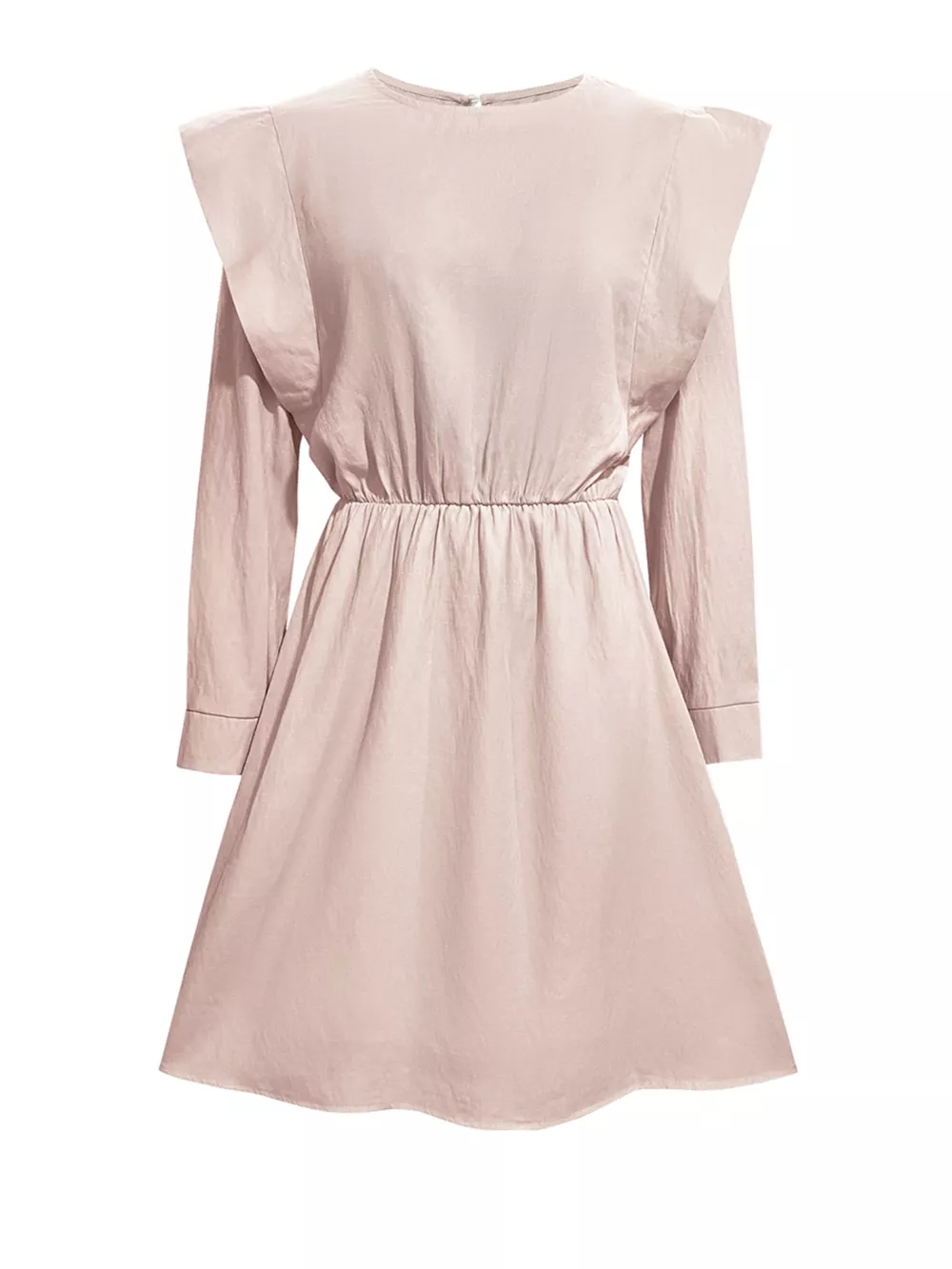 Ruffled Long Sleeve Mini Dress, image 3