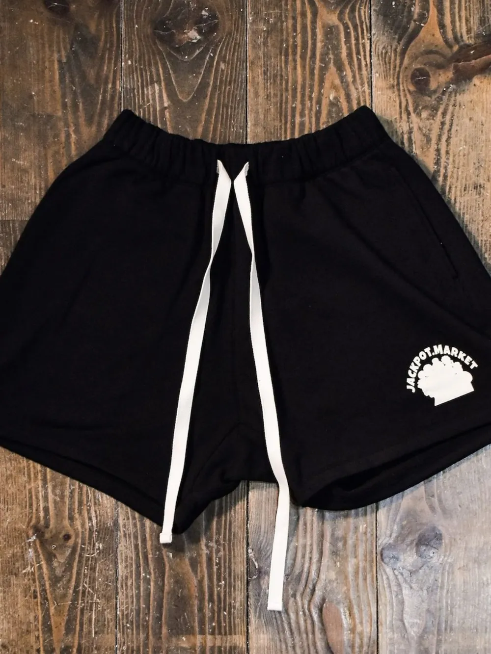 Men's Plus Size Drawstring Shorts with Pockets