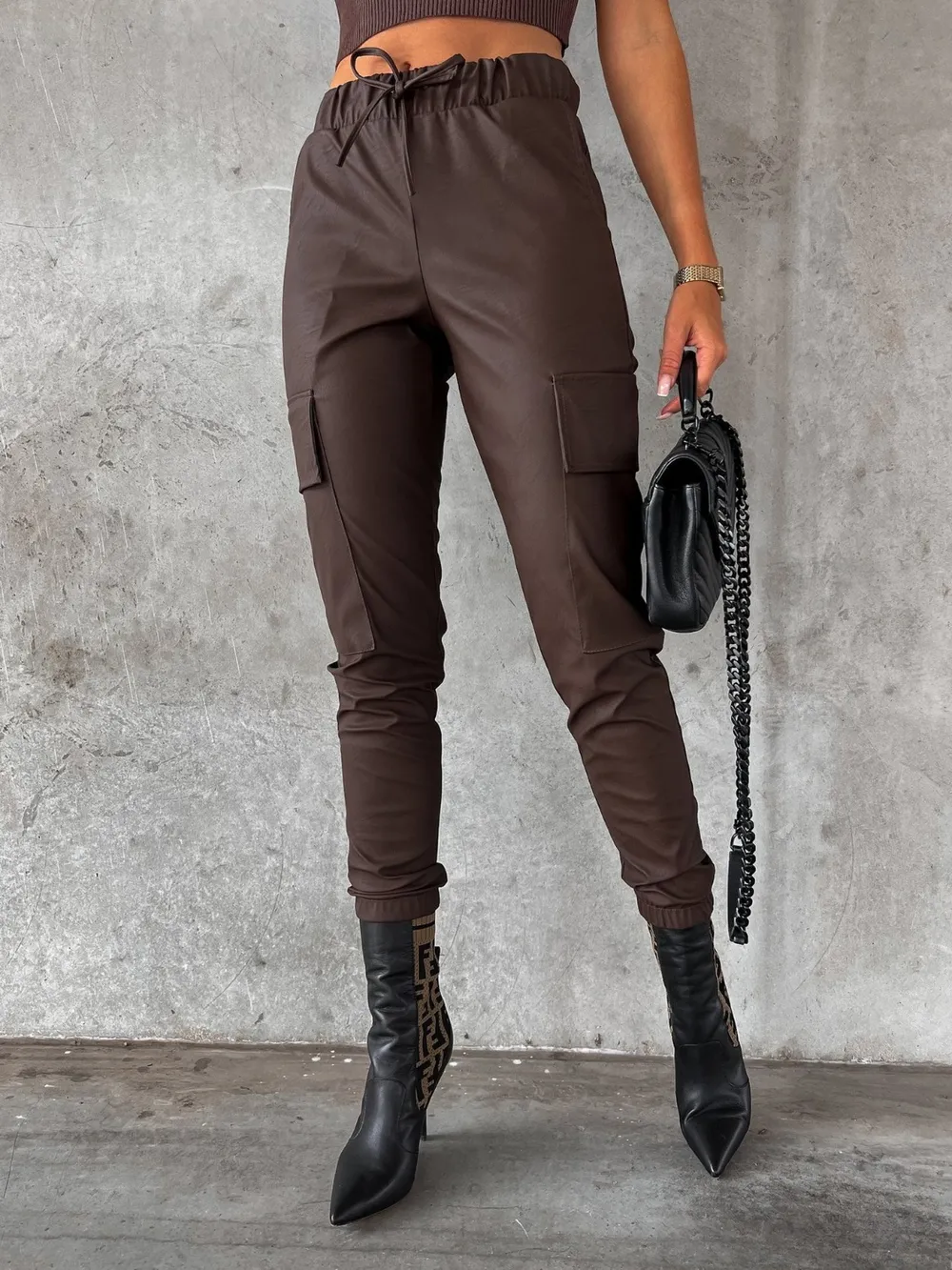Drawstring Pants with Pockets, image 2
