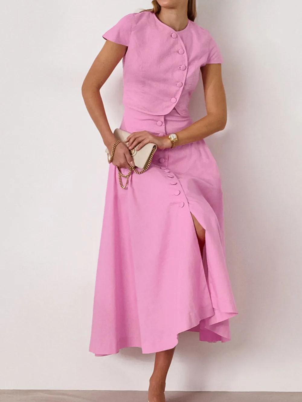Short Sleeve Top and Skirt set, image 9