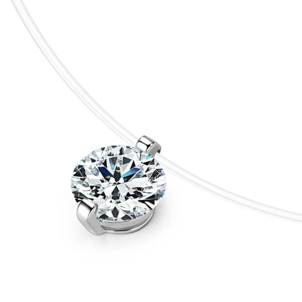 1 Carat Moissanite 925 Sterling Silver Necklace, image 7